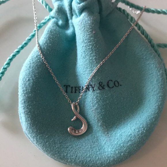 Tiffany & Co. Jewelry - Tiffany and Co. S necklace w/ diamonds